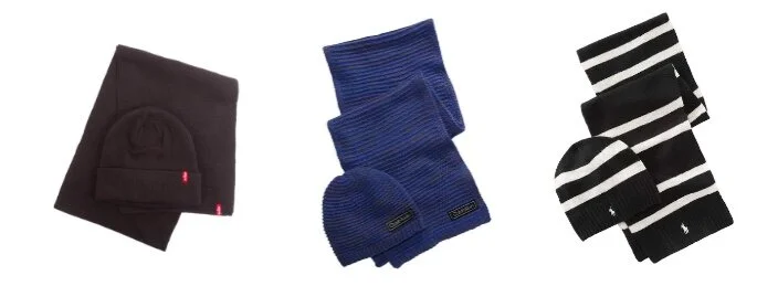 (Levi’s - $14.40) (Calvin Klein - $47.99) (Ralph Lauren - $80.99)