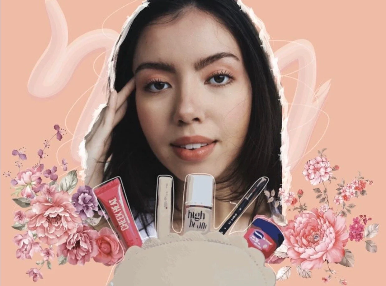 What’s In My Spring Break Bag &amp; a Fresh and Rosy Makeup Look