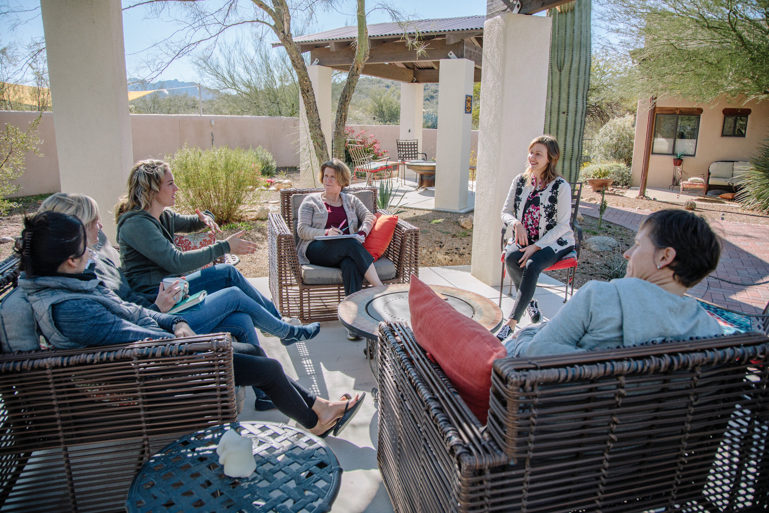 Many women who have been in retreat together say it is the first time in their entire lives that they felt so safe to show up authentically and be seen, heard, upheld, celebrated, and loved.