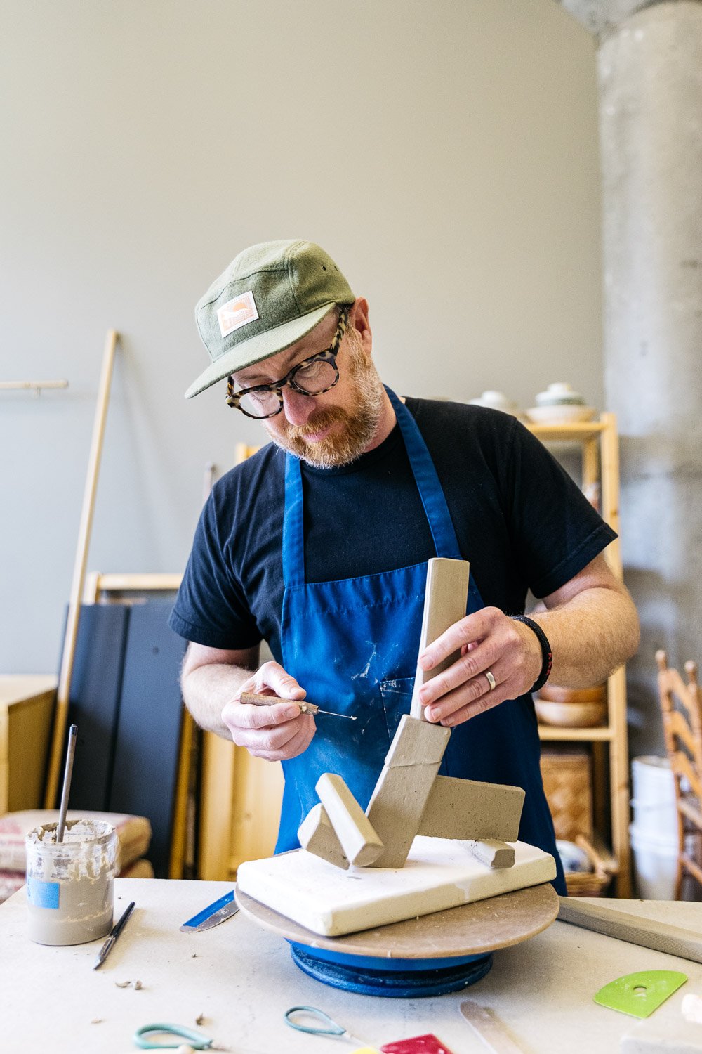 studio visit artist portrait of Scott Jennings by Allison Busch 