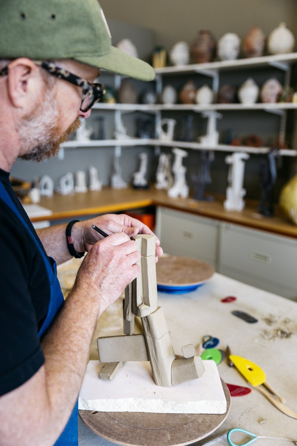 studio visit artist portrait of Scott Jennings by Allison Busch 