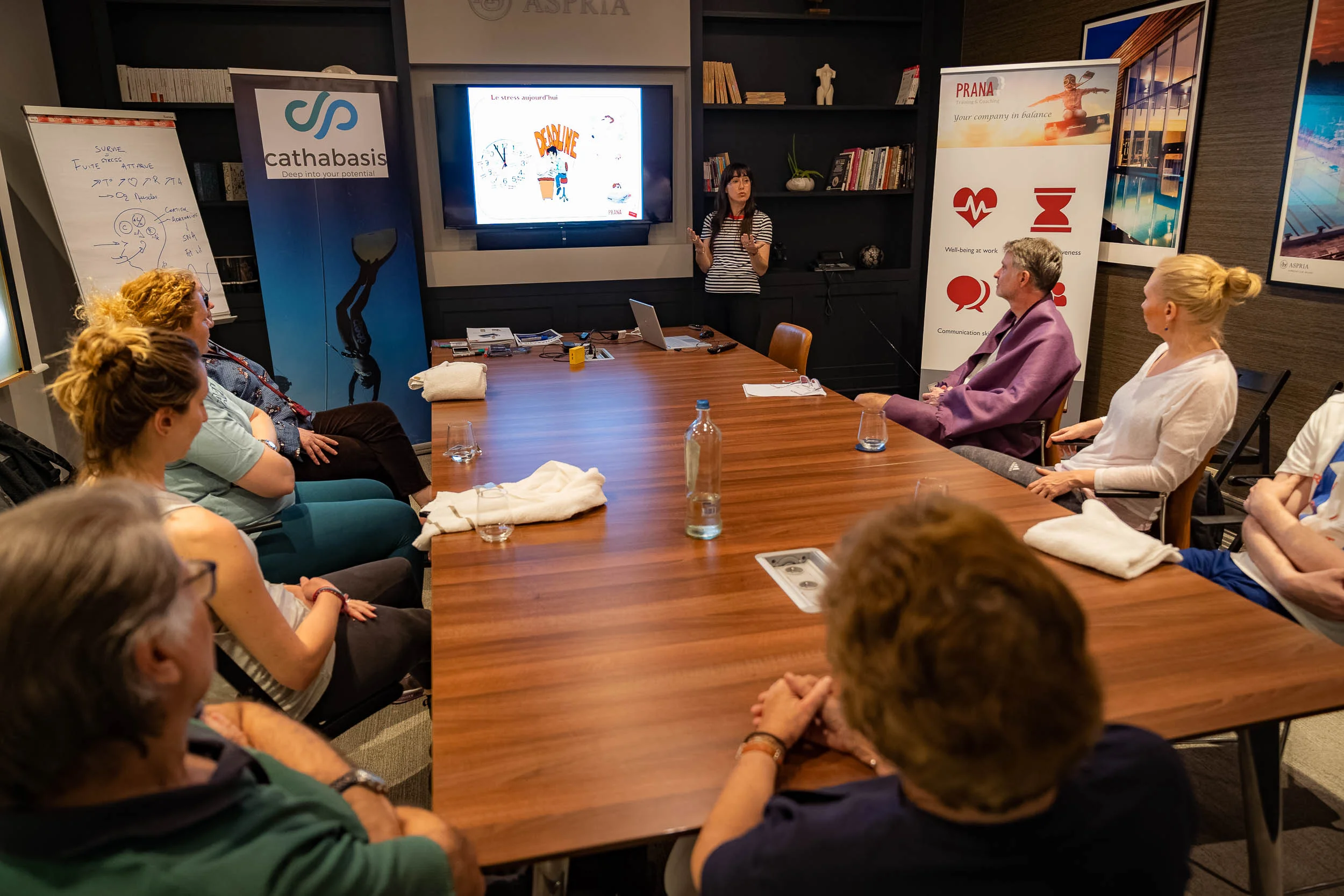 Photo of a seminar in corporate at Brussels