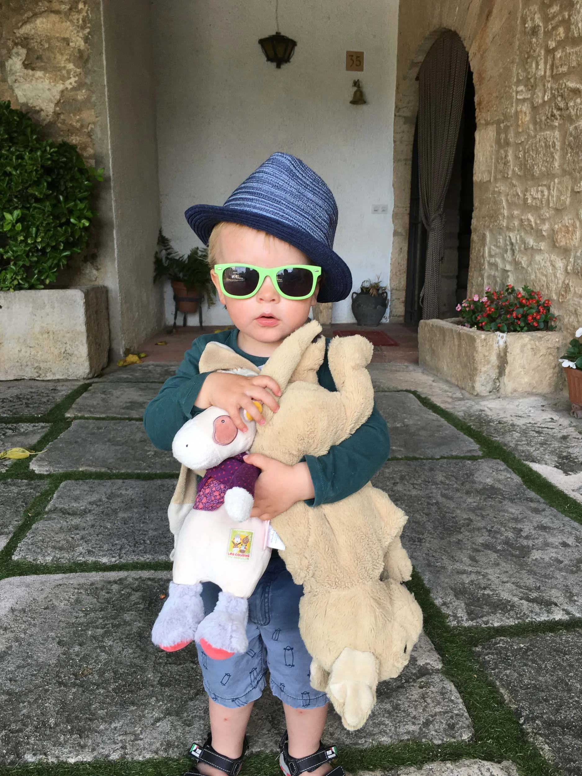 Enfant pret pour la balade