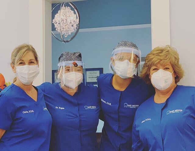 We&rsquo;re Back.....it&rsquo;s been 2 weeks now and we are so happy to see our patients again! You may not be able to see it, but we are smiling under these (miserable) n95 masks!