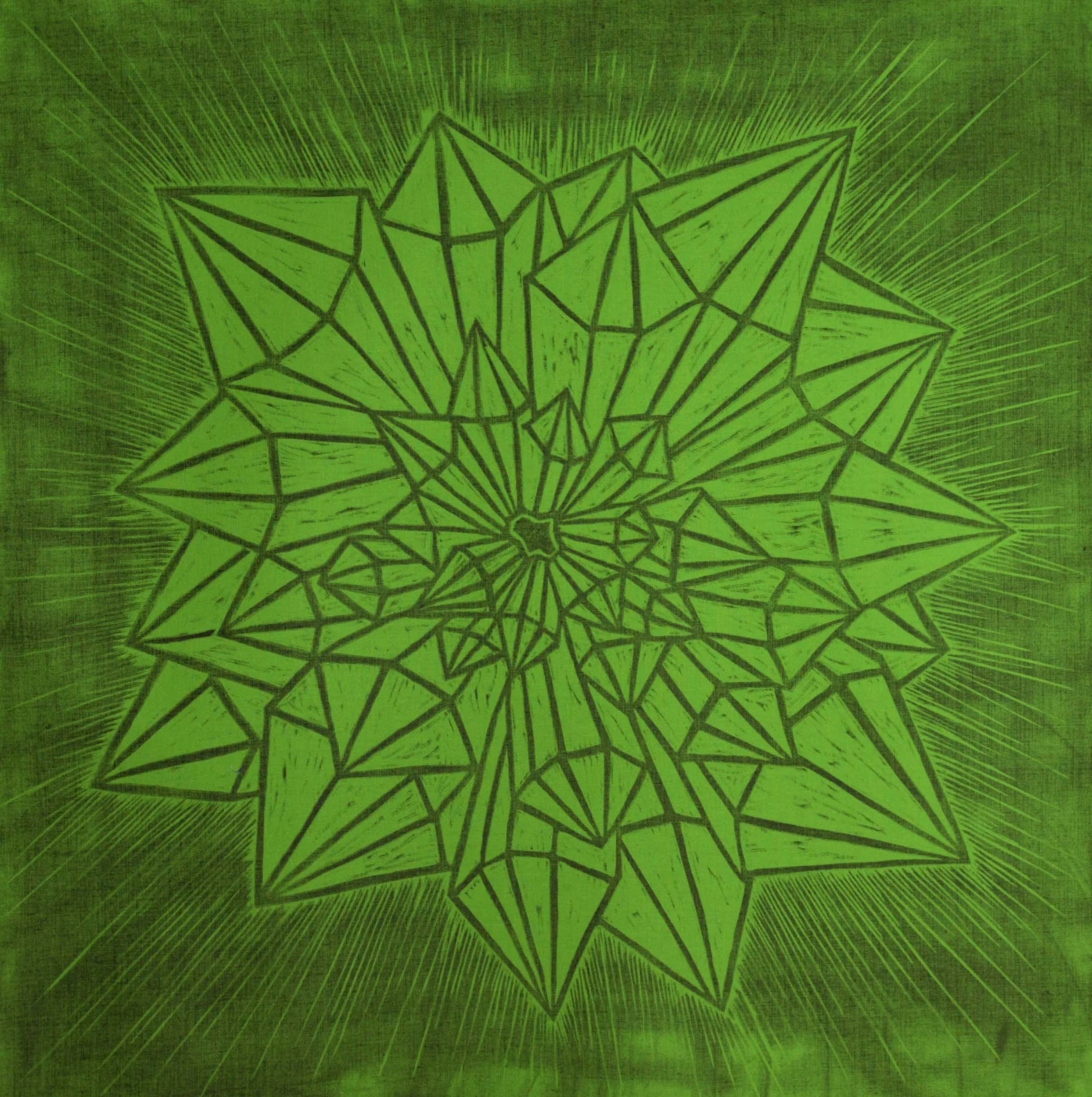 GreenRose_Blackink_Green100%Cotton_24x24.jpg