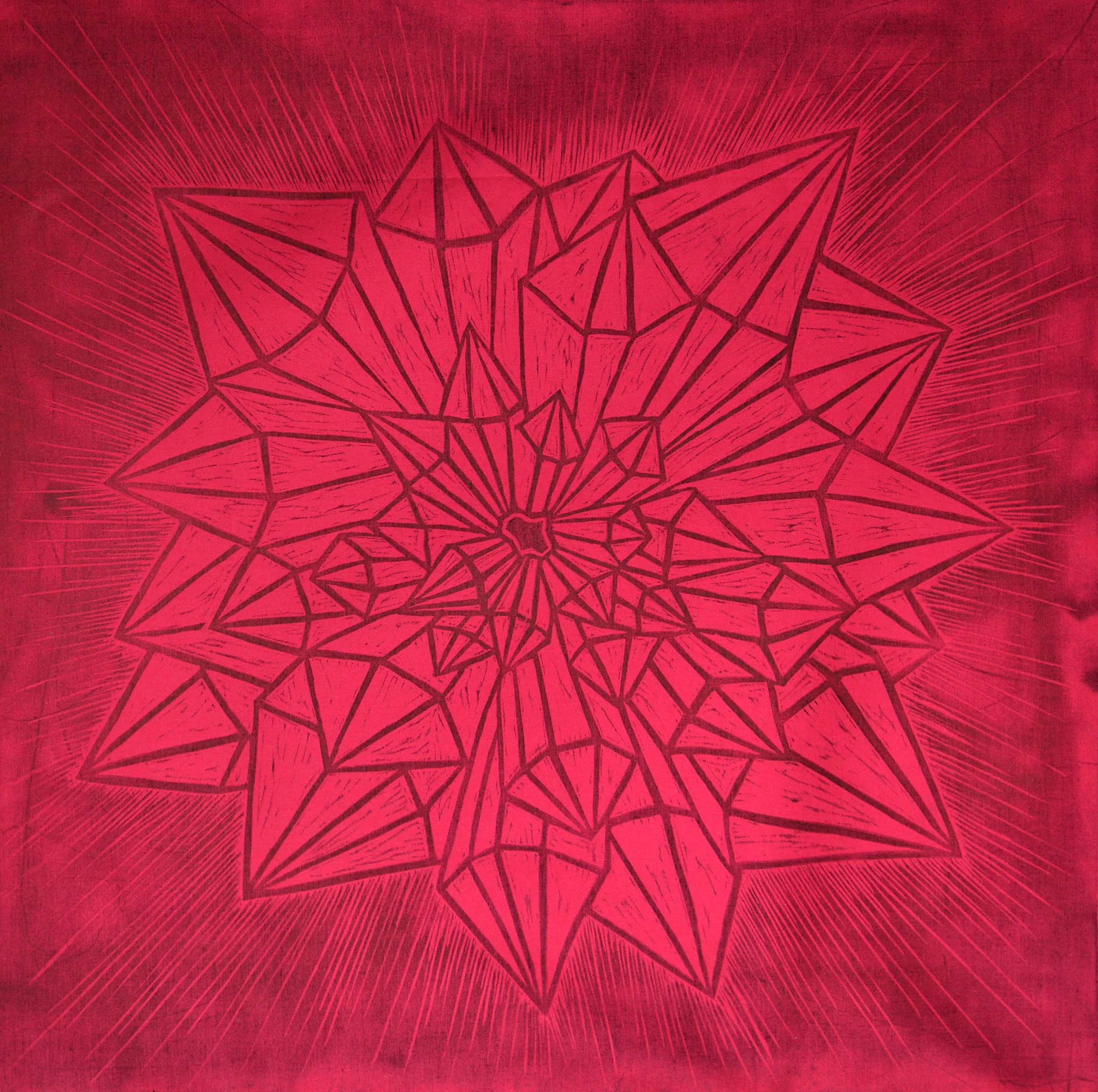 RedRose_BlackInk_Blue100%Cotton_24x24.jpg
