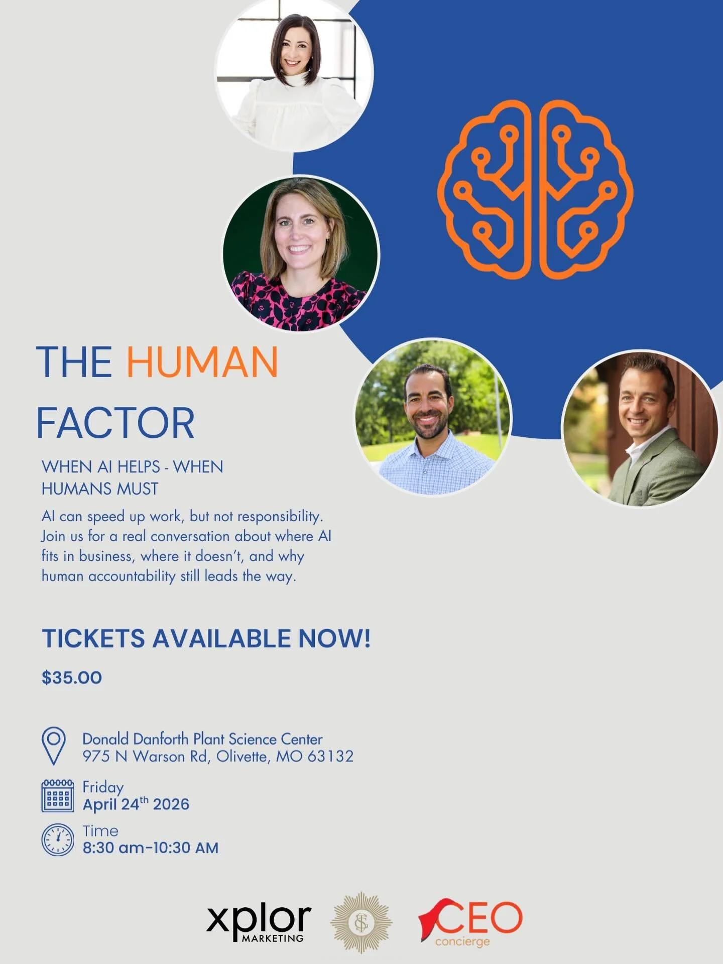 AI is everywhere right now, but where do the humans fit in?

Join us for&nbsp;&ldquo;The Human Factor: When AI Helps - When Humans Must&rdquo;, a practical conversation about using AI as a powerful tool without losing the strategy, empathy, and judgm