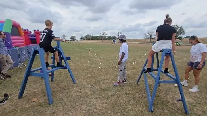 We are so proud of our Youth Leaders and Alumni, getting stuck in and helping to run the wooden horses at the Berkshire Festival at @rcb.poloclub last weekend. It is so incredible to watch these special young people share their own stories, knowledge