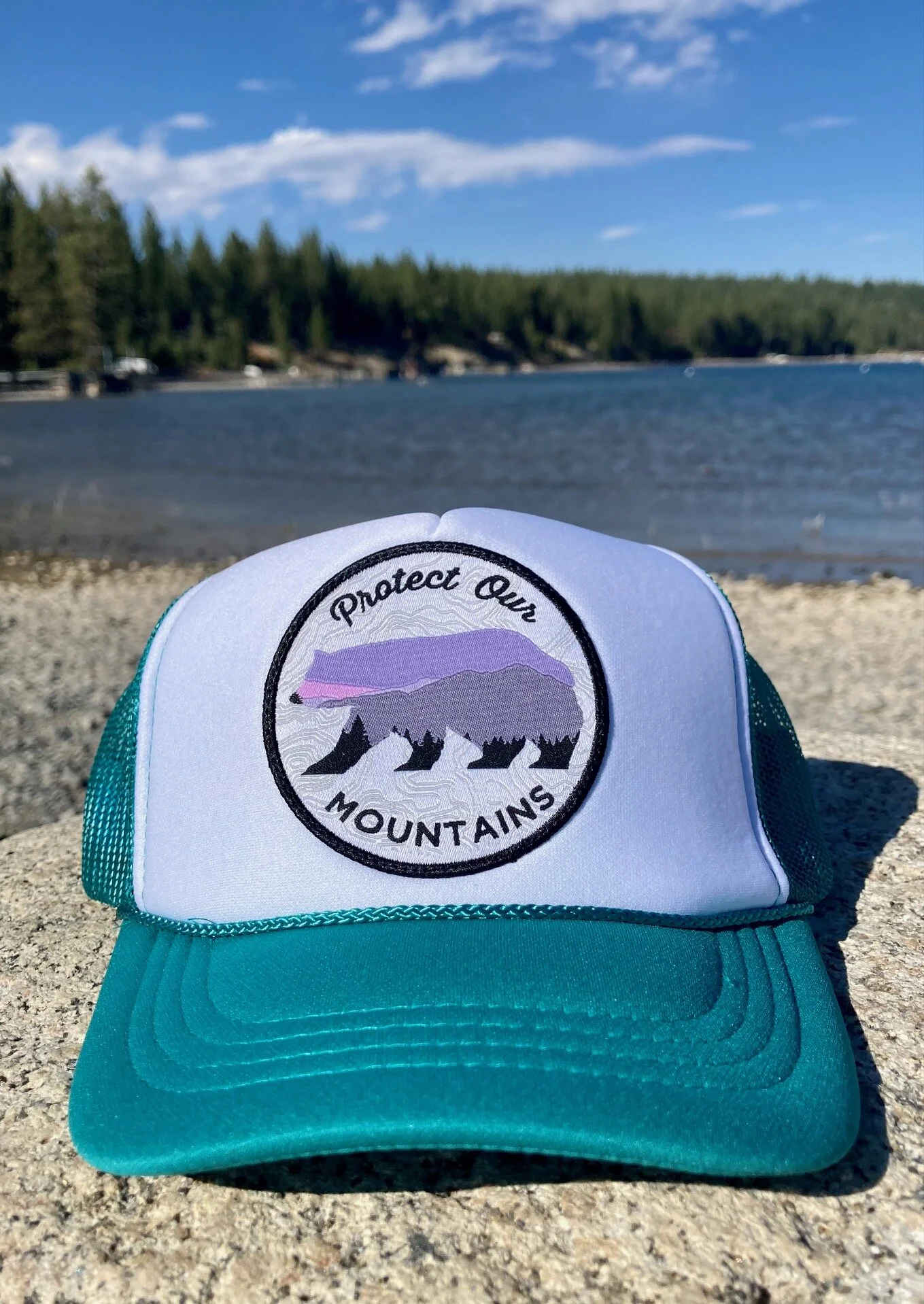 Youth Protect Our Mountains Trucker Hat 