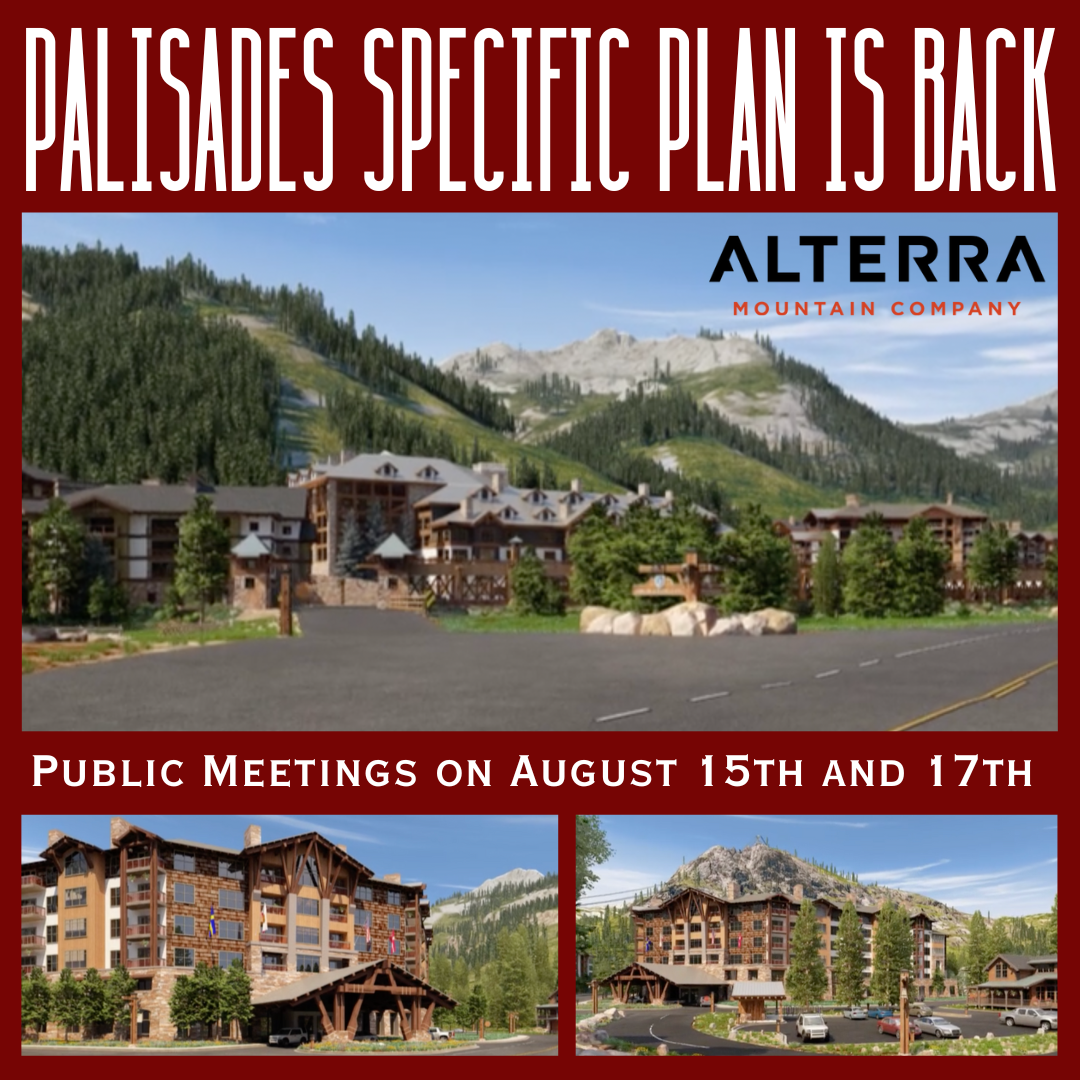 Palisades Proposal - Olympic Valley MAC and North Tahoe RAC Meeting