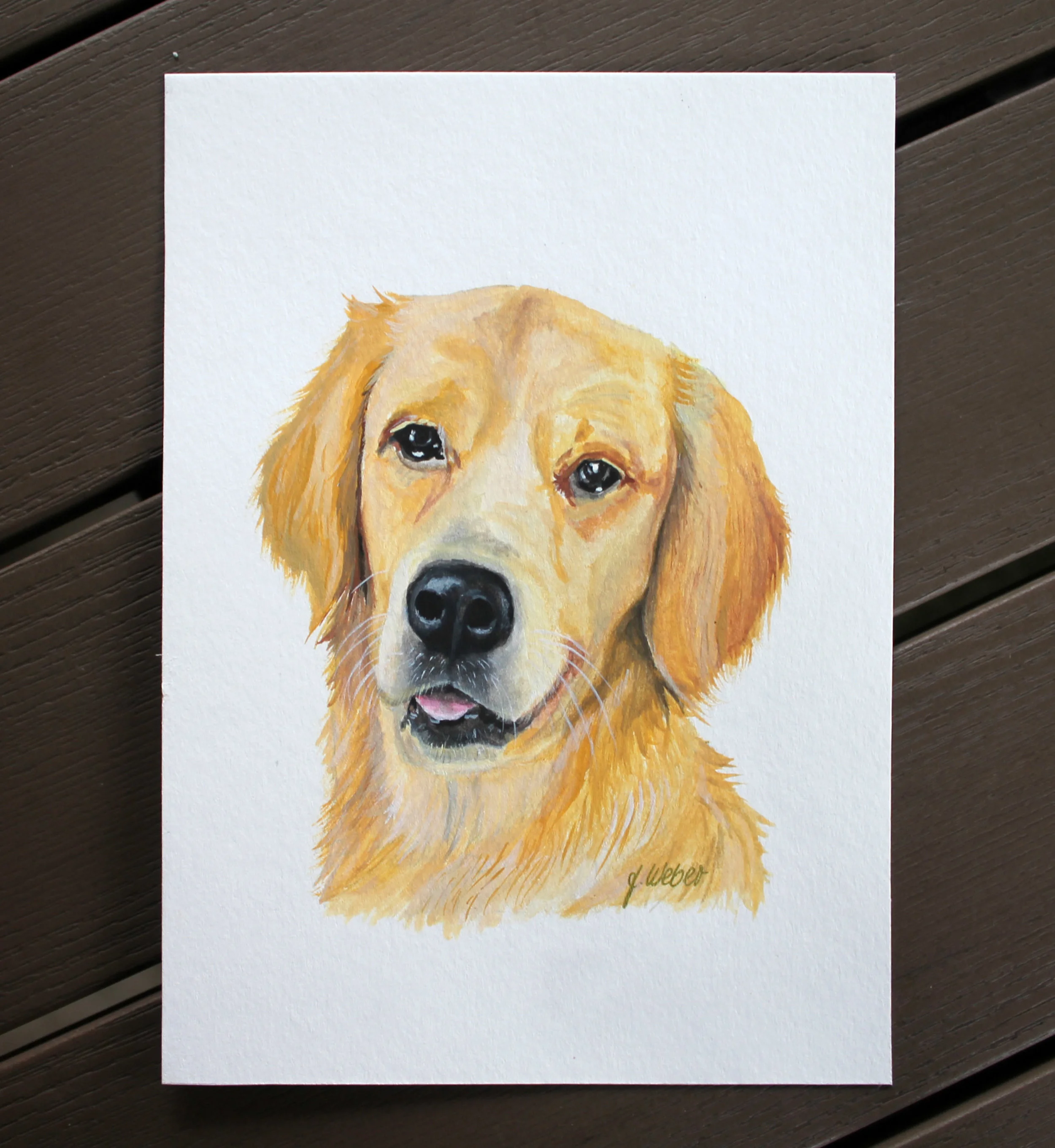 Pet Portrait on art paper