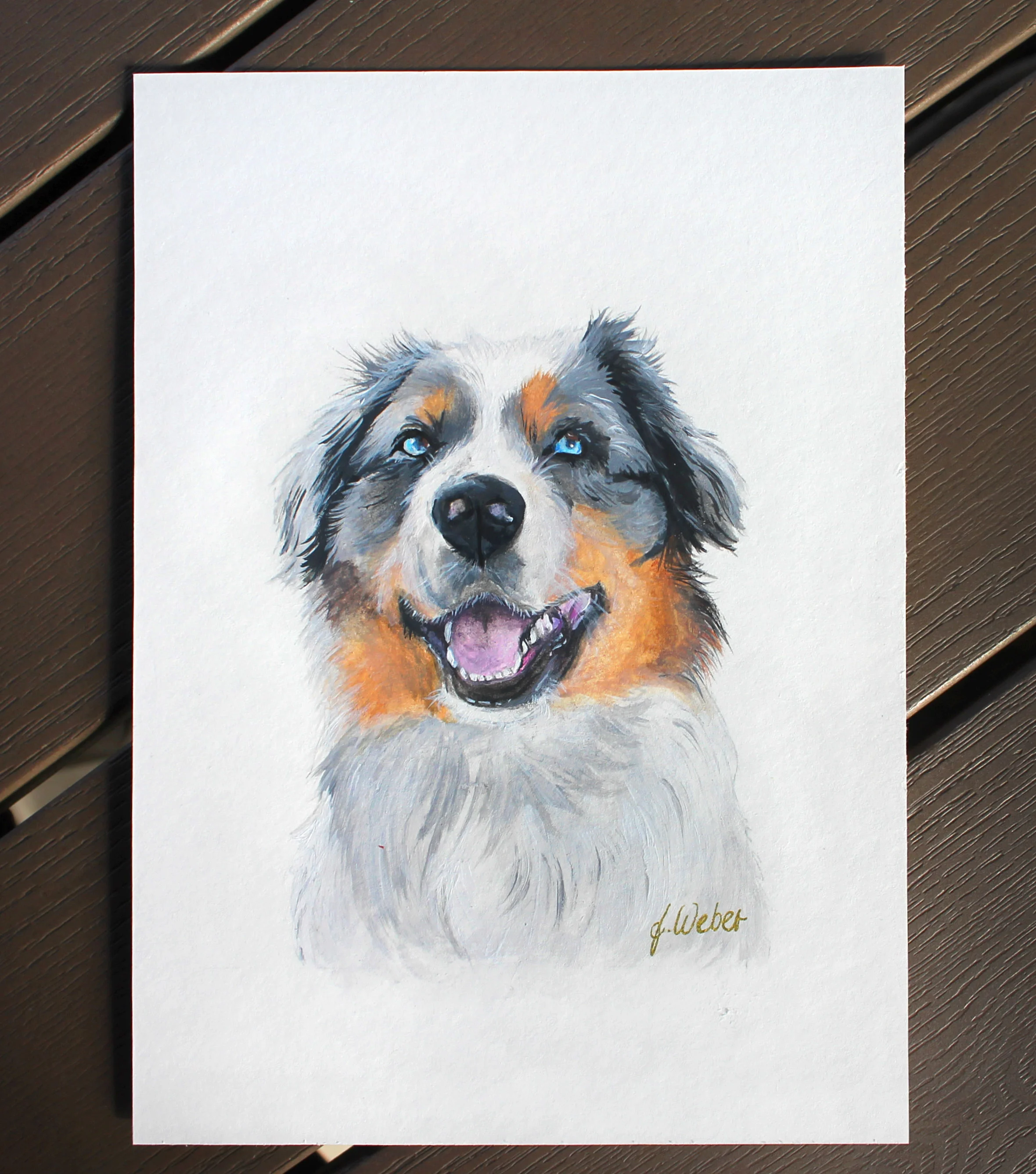 Pet Portrait on art paper