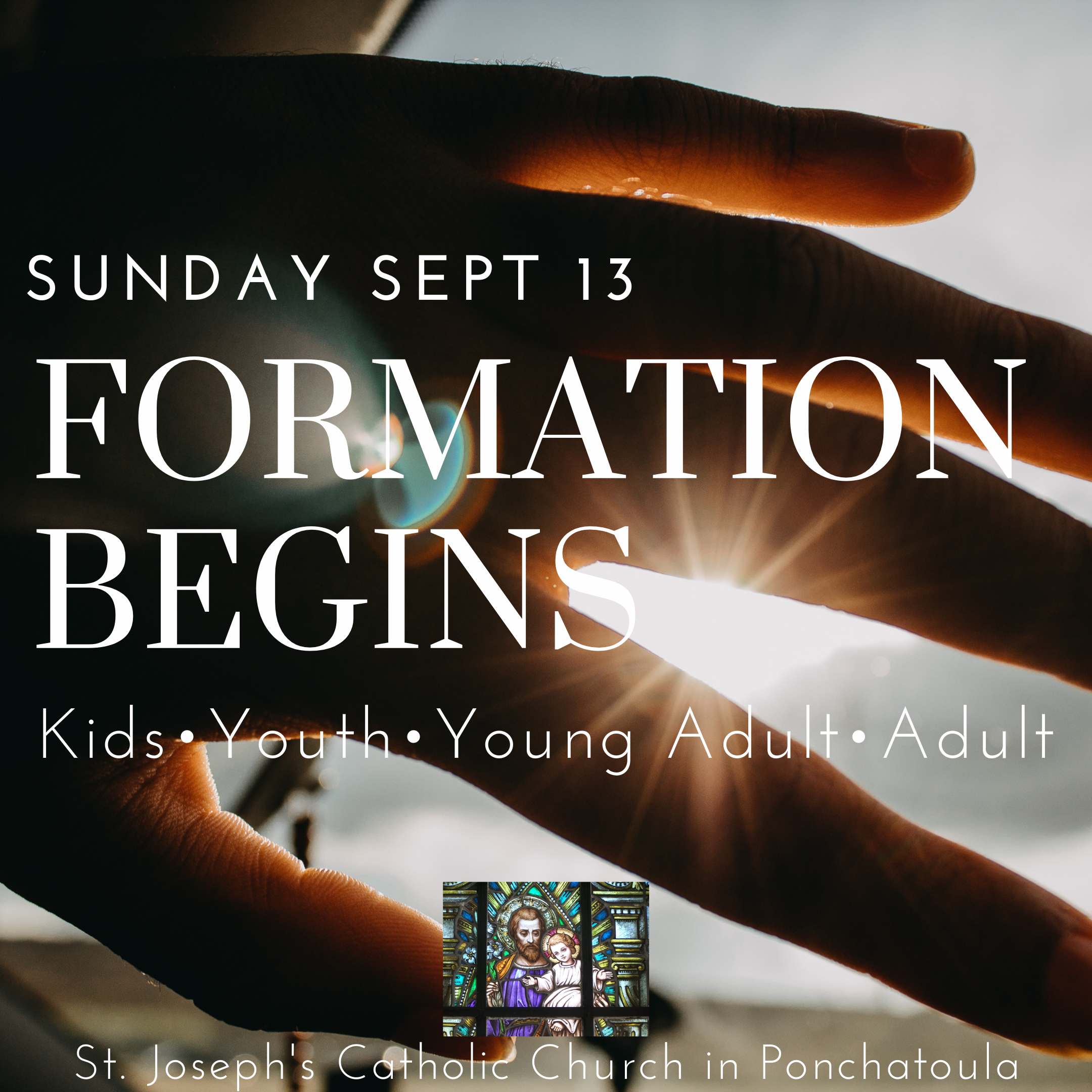 NEW Adult Formation Classes Available for Sign Up!