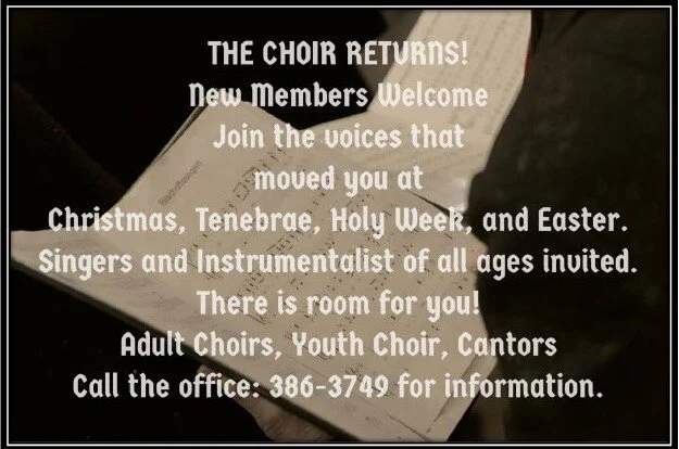 Choir is Back!