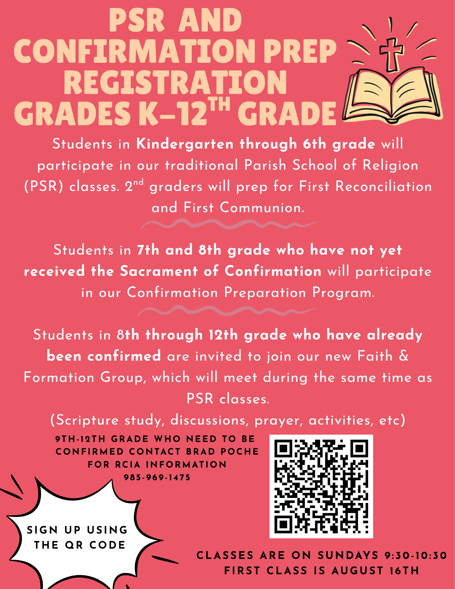 PSR Registration Open!