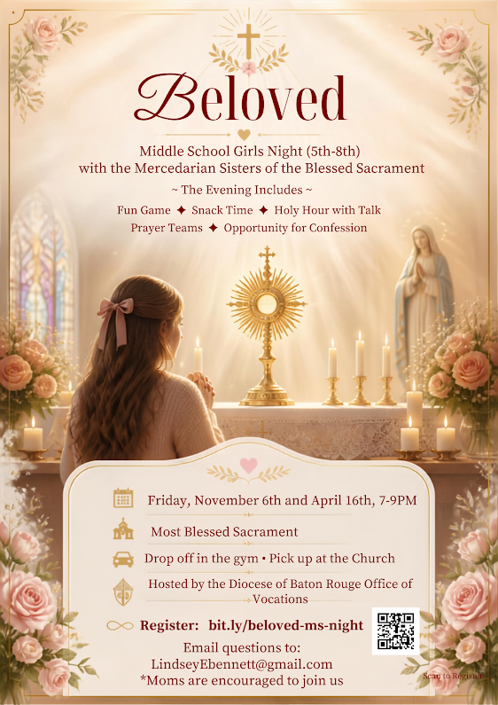Beloved Middle School Girls Night