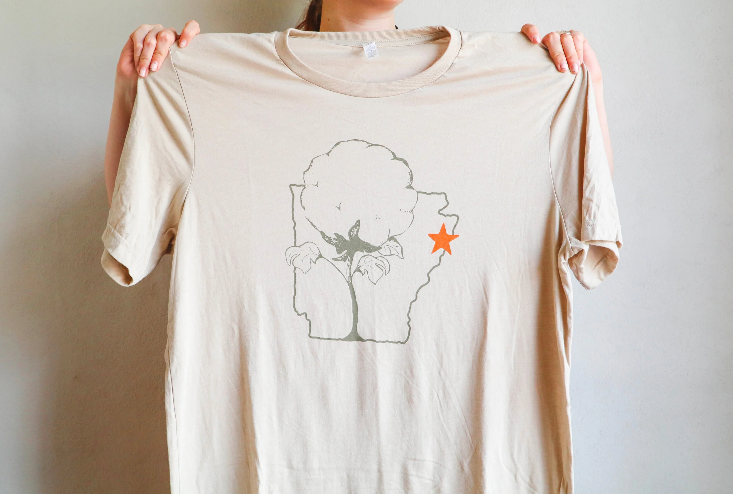 Beige Cotton Bole Shirt