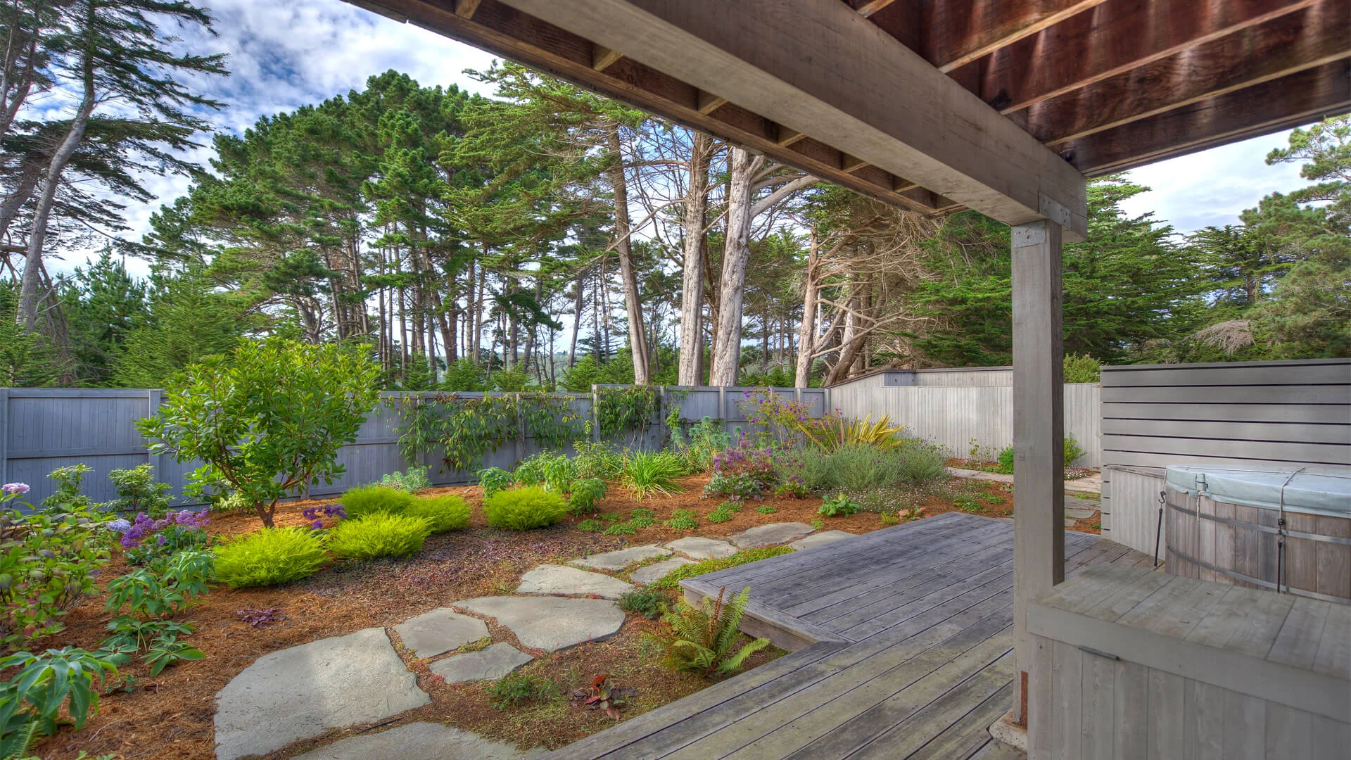 Heron House Backyard