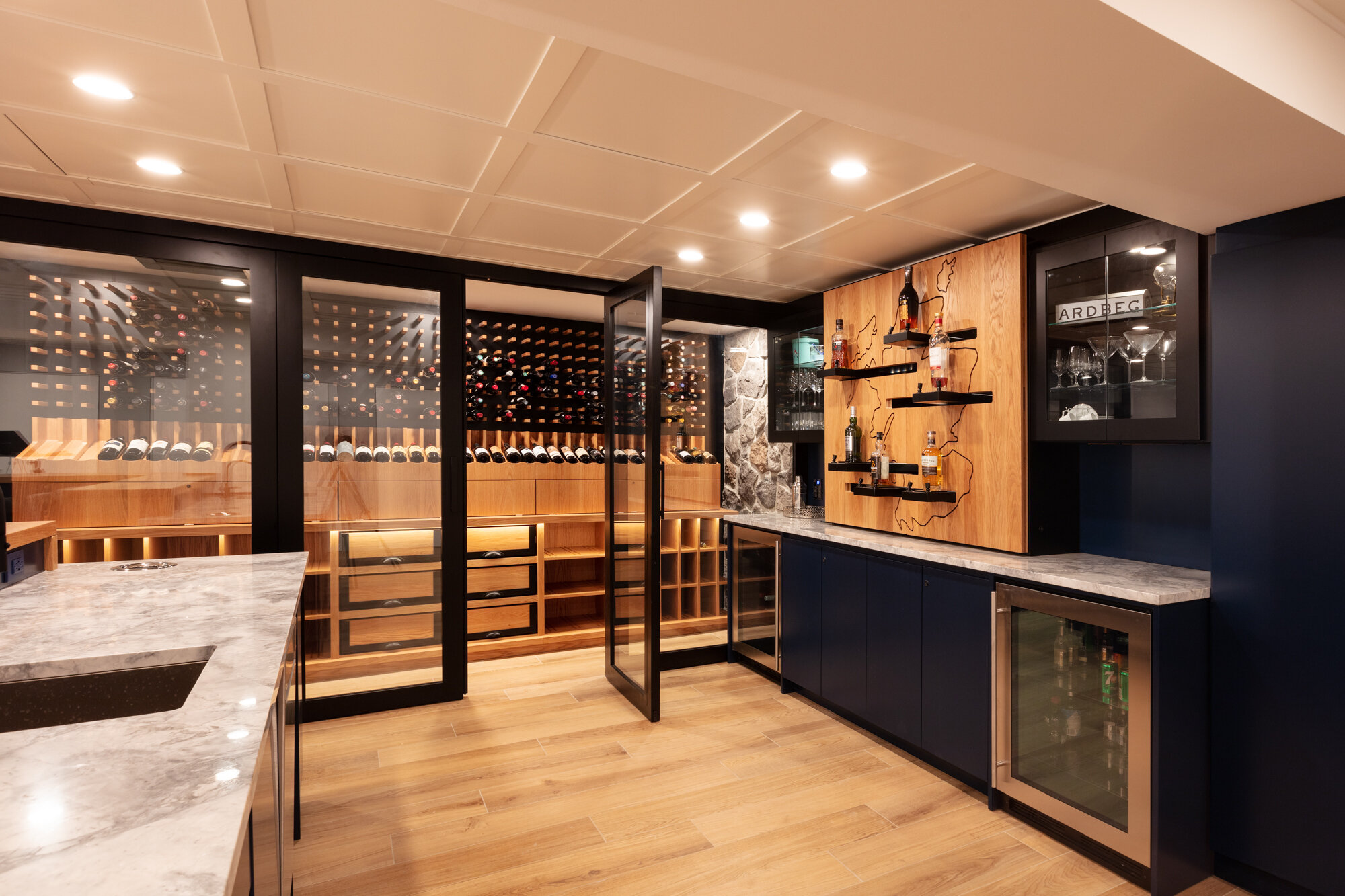 Exquisite Basement Wine Cellar