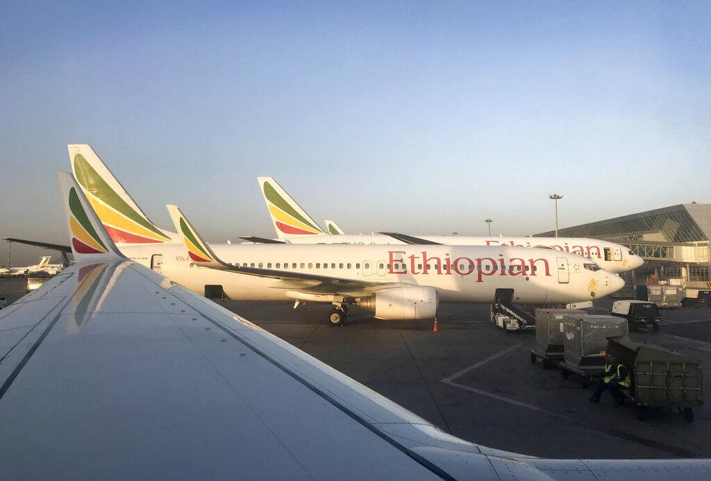 Ethiopian Airlines' Boeing 737 Max 8 jetliner carrying 157 people crashed shortly after takeoff Sunday, March 10, killing everyone aboard, authorities said. Photo courtesy of Ben Curtis (AP Photo)