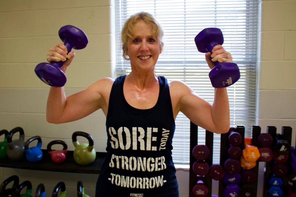 Kendra Gray leads K30, a 30-minute fitness class designed to make workouts manageable for those with tight schedules. Photo by Chloe Durham