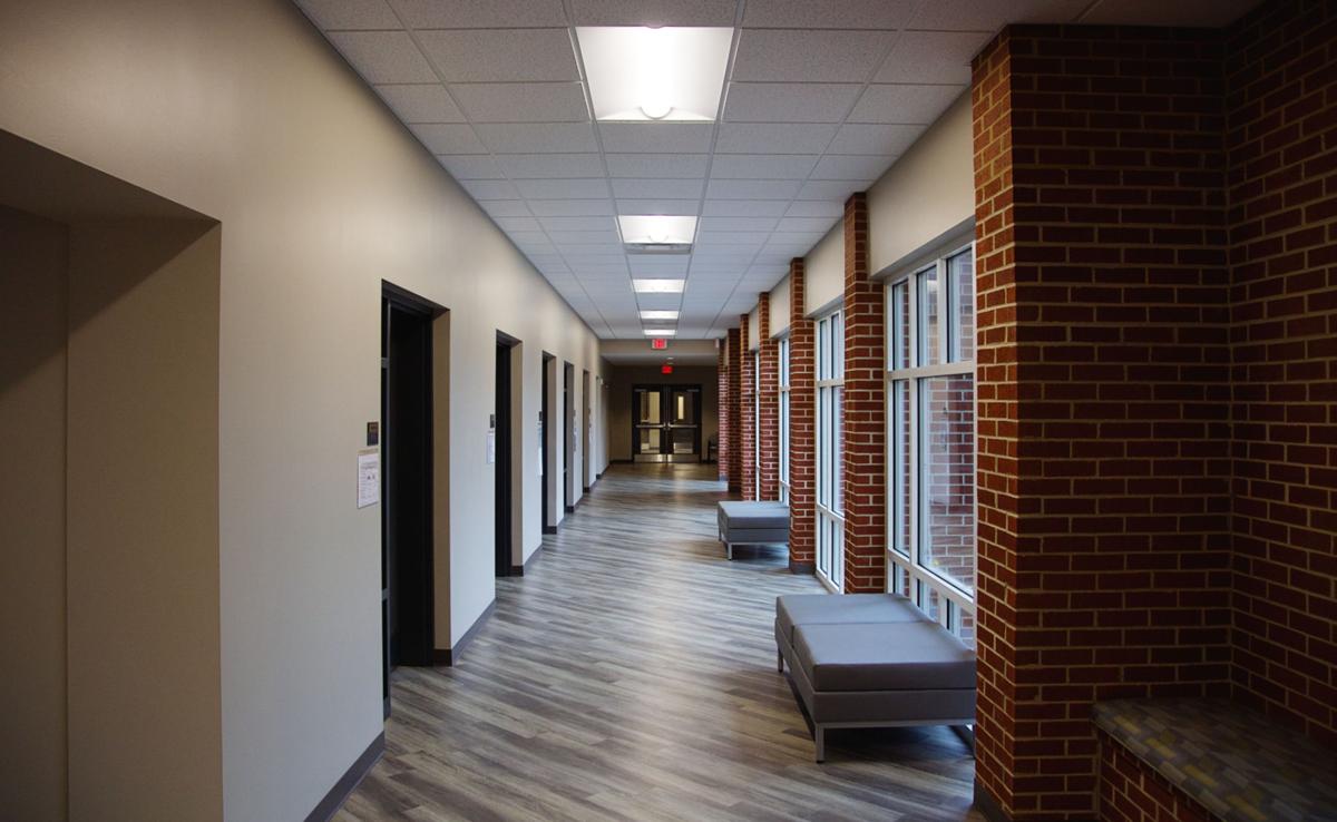 Formerly First Baptist Church, the School of Business building was renovated to include high-tech classrooms and faculty offices. Photo by John David Clark