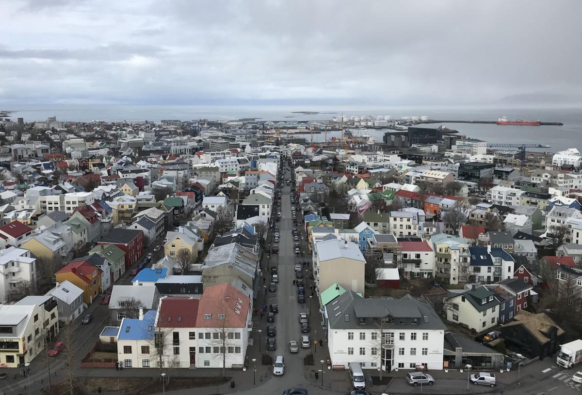 View of city center in Reykjavik, Iceland Courtesy of Tyler Puckett
