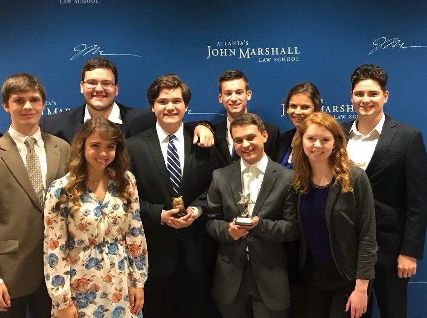 “We still have a lot of room for improvement, but I’m looking forward to the rest of the season,” Maegan Phillips said. Courtesy of LU Mock Trial