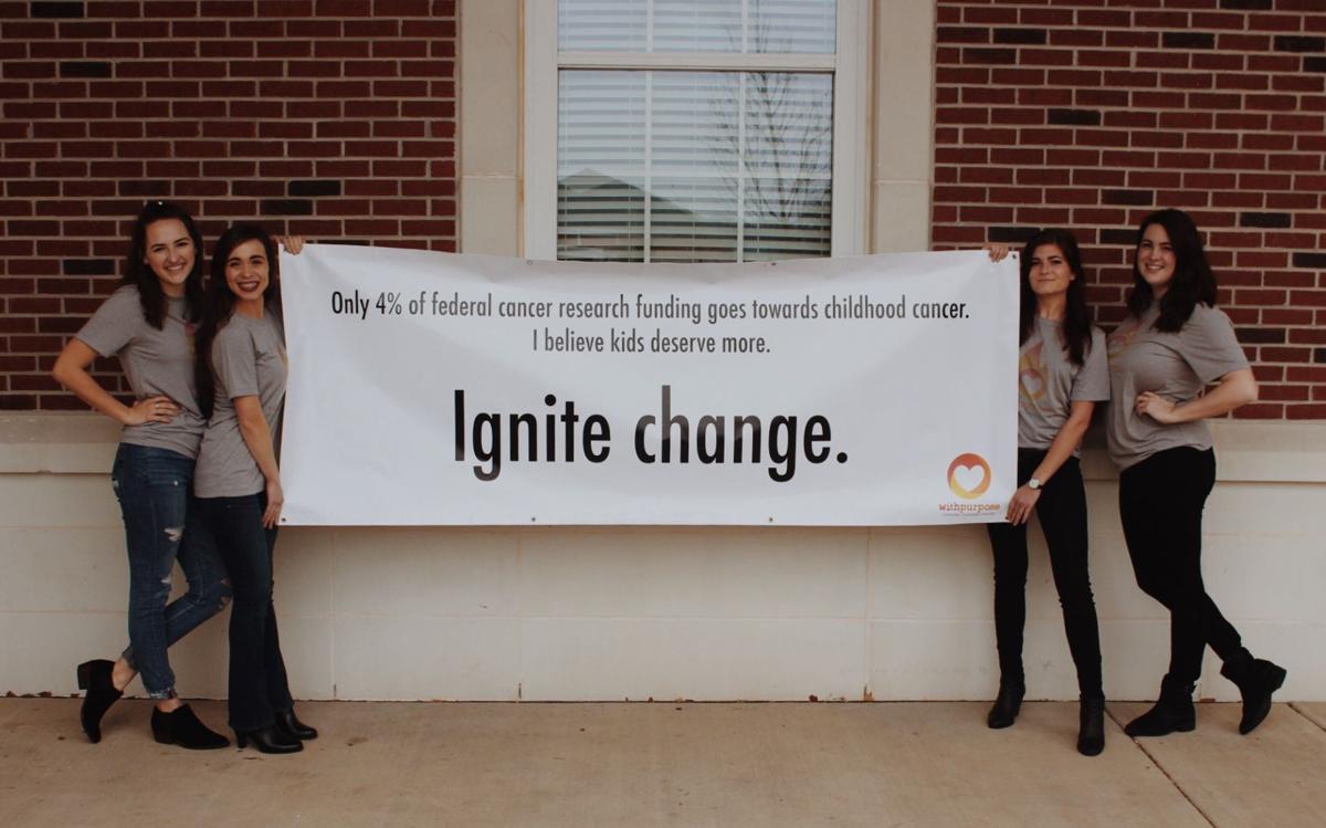 “You think that cancer is something only adults, or someone that is really smart can tackle,” public spokesperson for the Bateman Team Julia Emerson (pictured second from the left) said. “With Purpose says no we believe kids have the ability to be more creative, more innovative with fresher ideas.” Courtesy of the Bateman Team