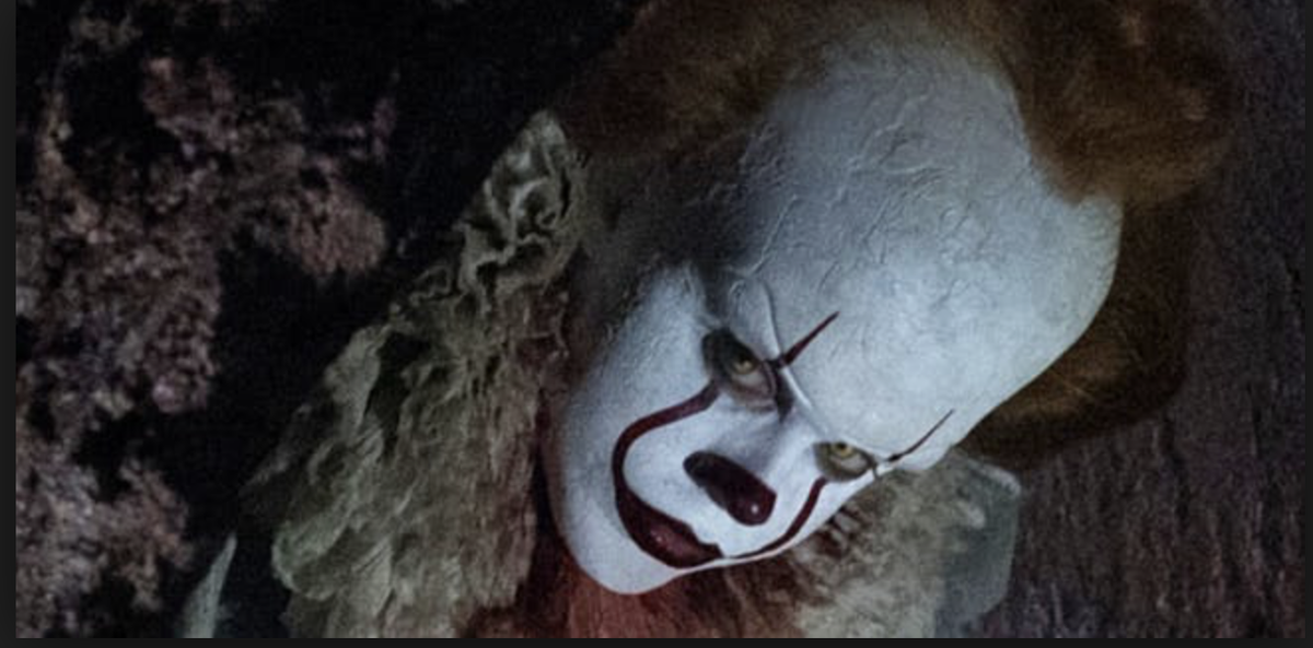 Bill Skarsgård plays Pennywise the Clown in the newly-released horror film "It." Courtesy of Inverse.com