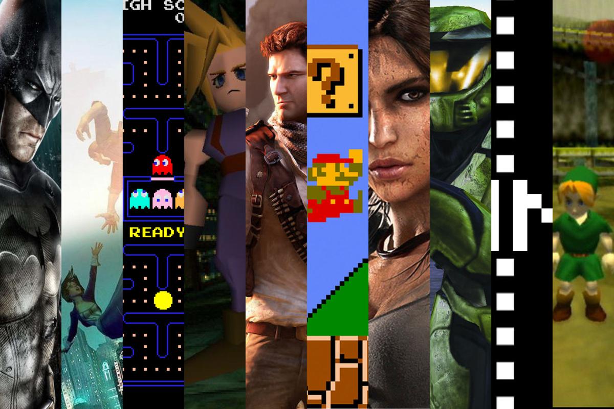 The evolution of gaming. Graphic by Kaitlyn Anderson.