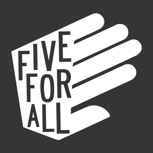 Five For All's logo, designed by Kaitlyn Anderson photo from Five for All