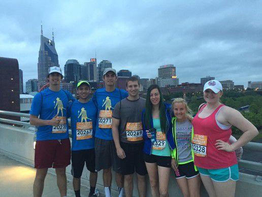 Last year's half marathon training class on race day (Photo: Contributed)
