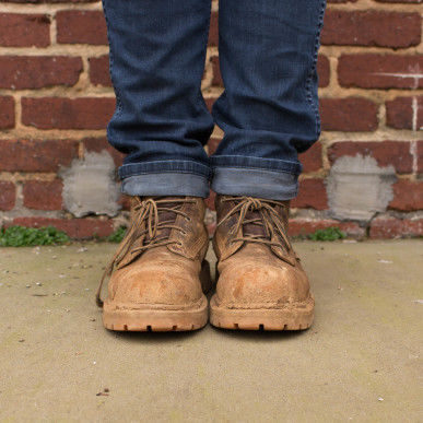 Oscar Palin’s boots