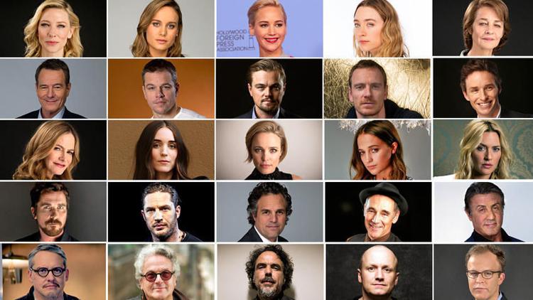 Photos of the almost entirely caucasian group of 2016 Academy Award nominees Photo: latimes.com