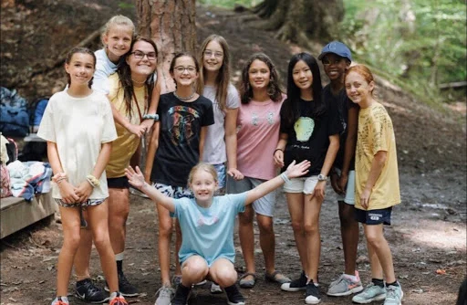 Stephanie Little and her campers. Photo courtesy of Stephanie Little.
