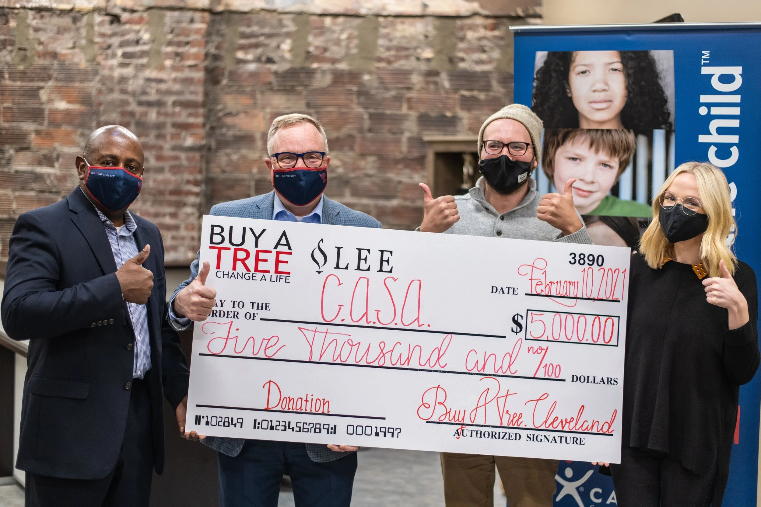 Buy A Tree, Change A Life donates $5,000 to Court Appointed Special Advocates