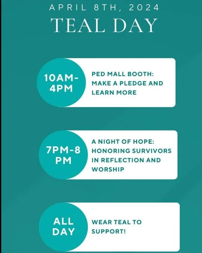 Teal Day to honor and support survivors of sexual assault