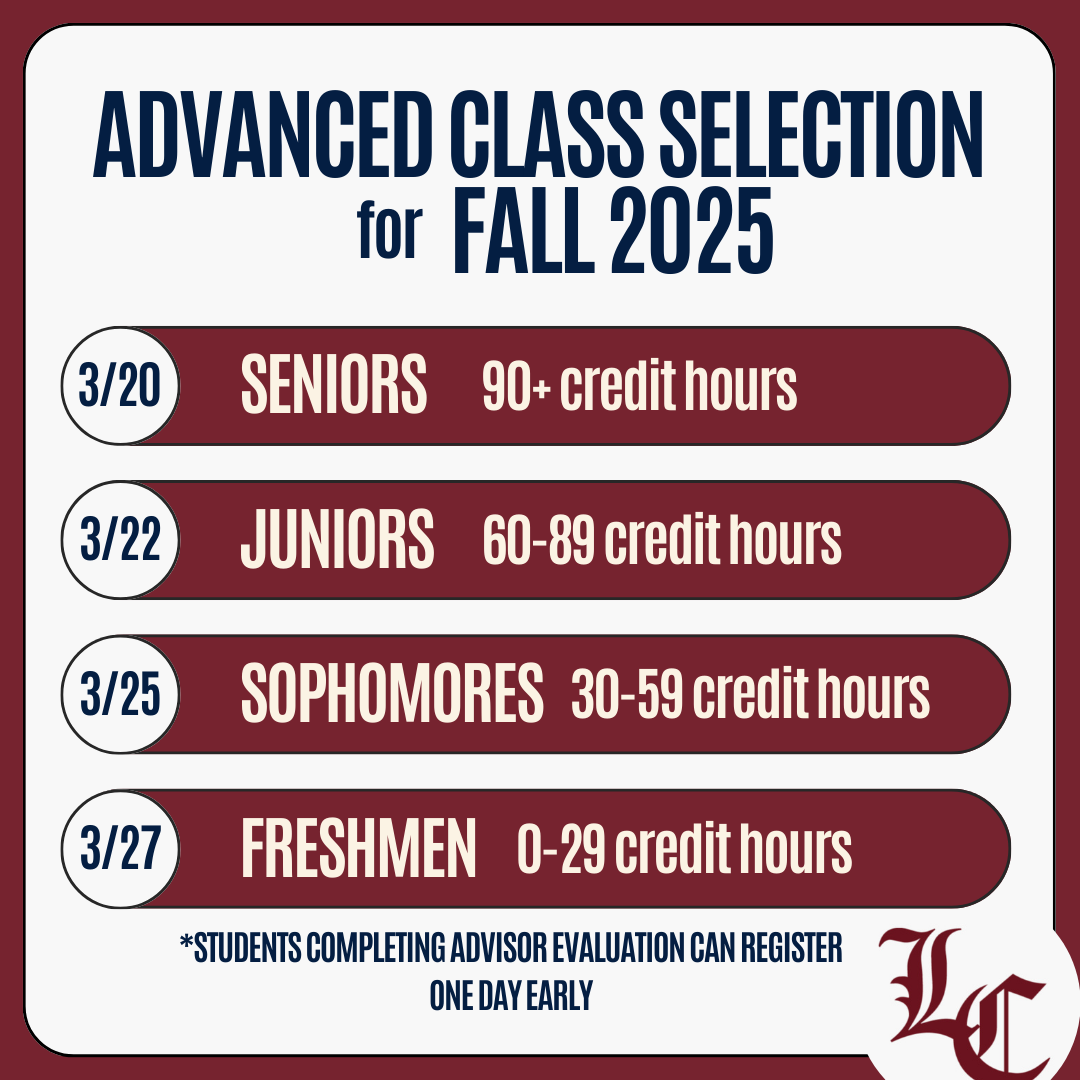 Time for a new schedule: advanced class selection season — Lee Clarion