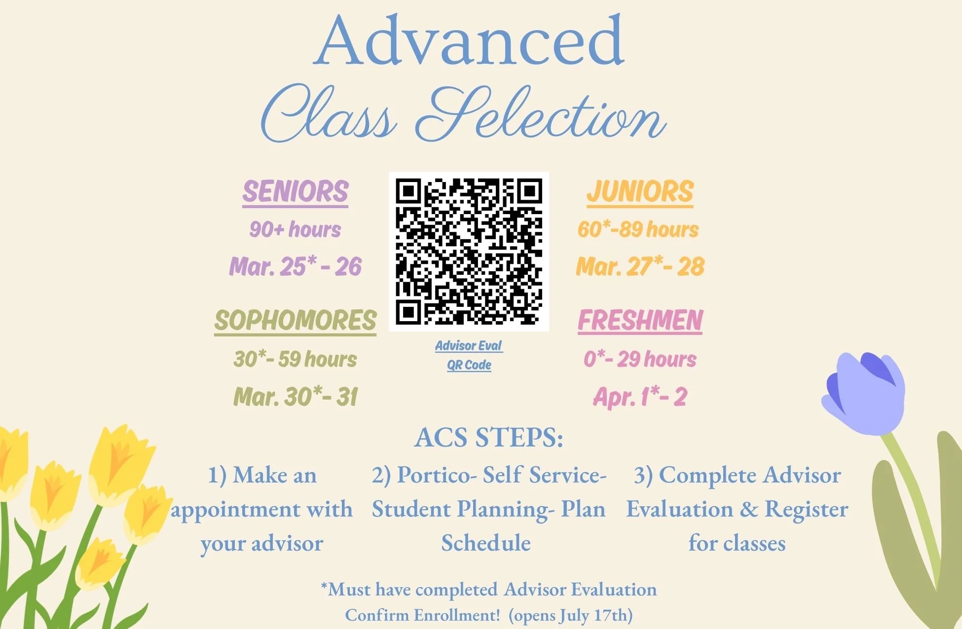Get ahead with advanced class selection