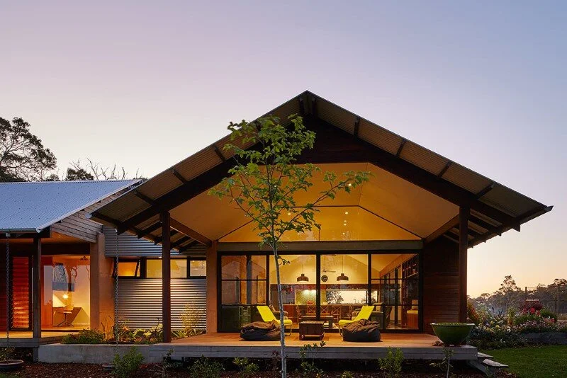 Modern Australian Farm House with Passive Solar Design designed by Archterra Studio in Margaret River , Western Australia.