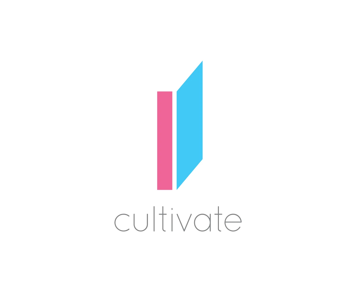  This logo was created for a book-binding education program. The main symbol combines two simple shapes that give the viewer the illusion of a book sliding in or out of a shelf. 