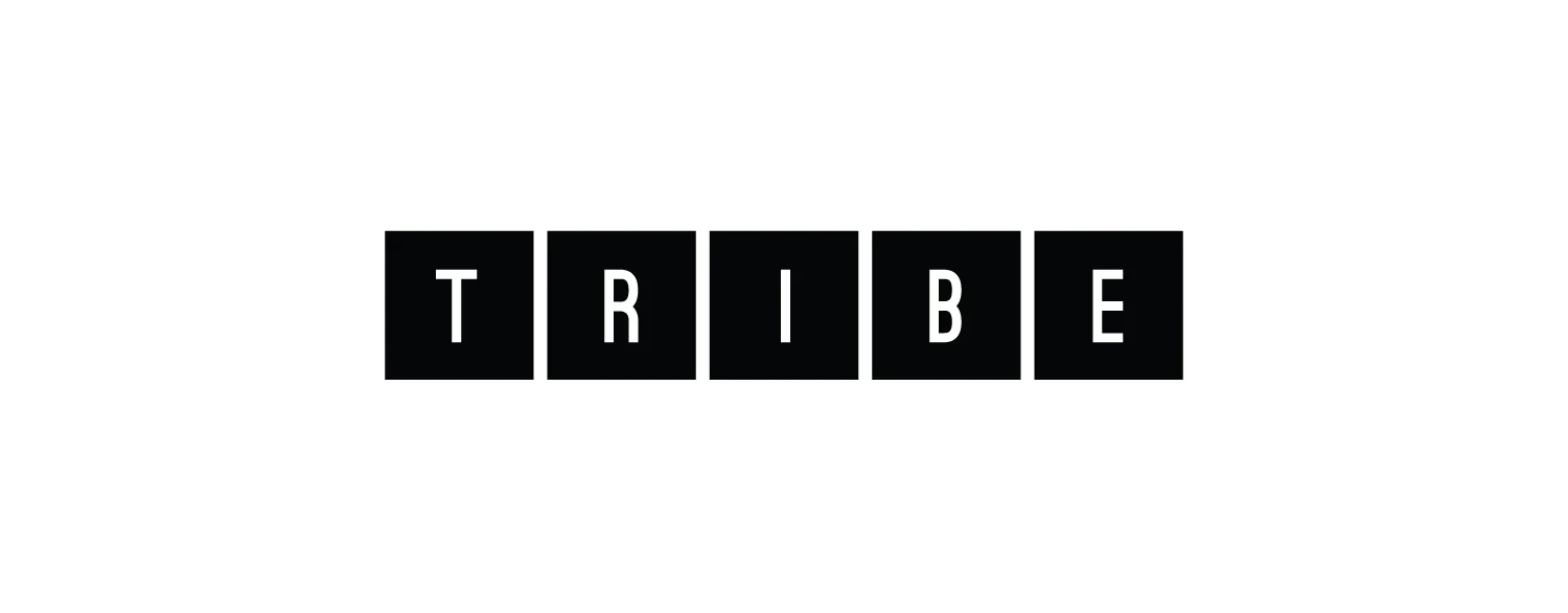  Tribe is a video production company. The inspiration for the logo comes from a film strip. 