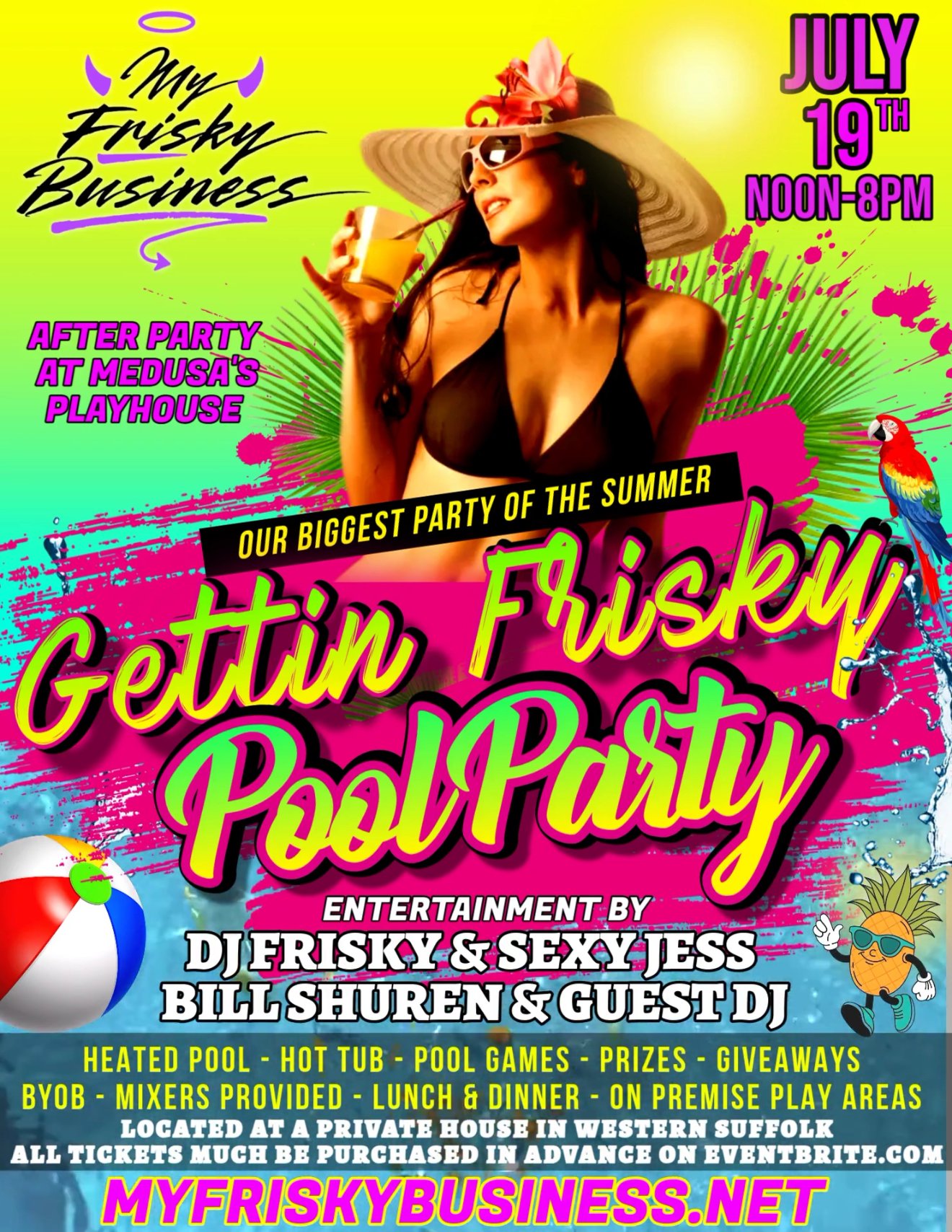 GETTIN FRISKY POOL PARTY