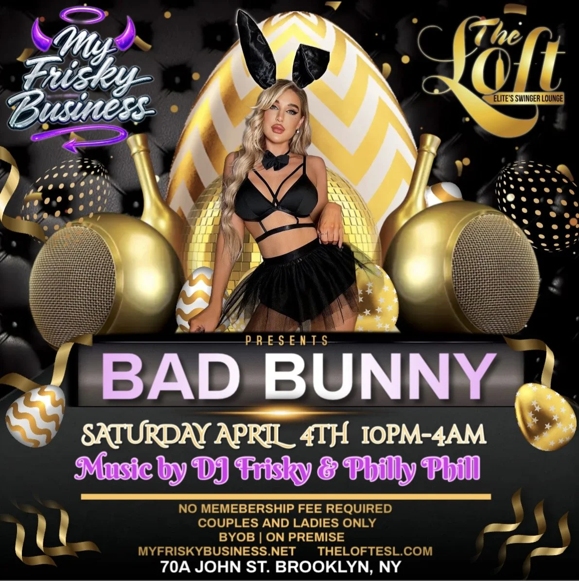 Bad Bunny Lingerie Party