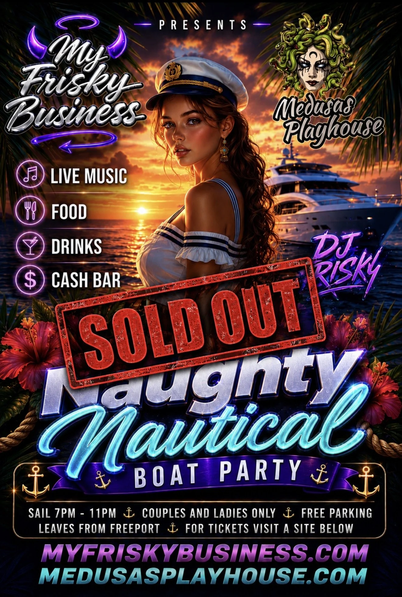 Naughty Nautical Boat Party 