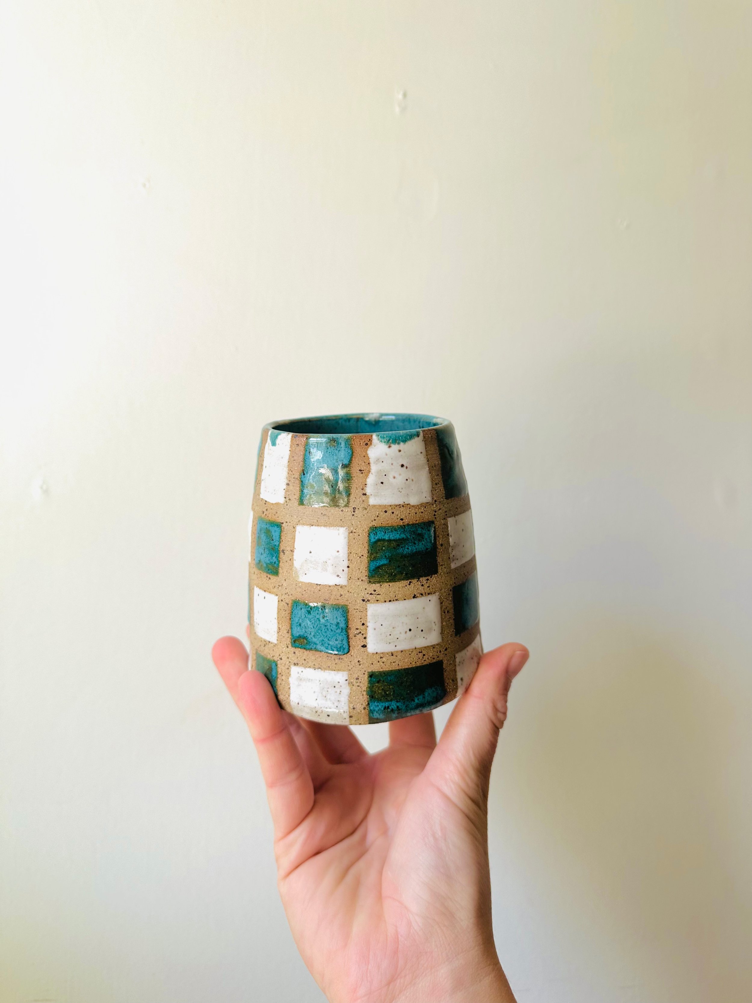 Checkered Tumbler