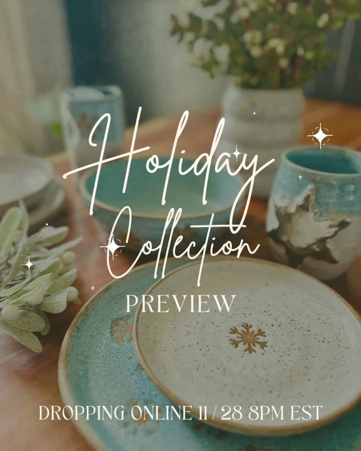 ❄️ ✨ PREVIEW PART 1 ✨ ❄️ 
I am unwrapping my huge Holiday Collection over the next two days - stay tuned for part 2 &amp; 3!

 ✨ Holiday Collection drops online 11/28 at 8pm est ✨