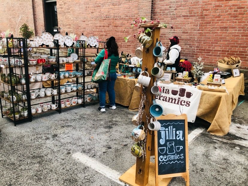 ✨ Thank you to everyone that stopped by Dickens in Wellsboro yesterday✨ 

I'm filled with gratitude for everyone who came out to soak up the Christmas atmosphere and for shopping my holiday pieces 🫶 ✨ 

Big thanks to my amazing helpers, my dad and @