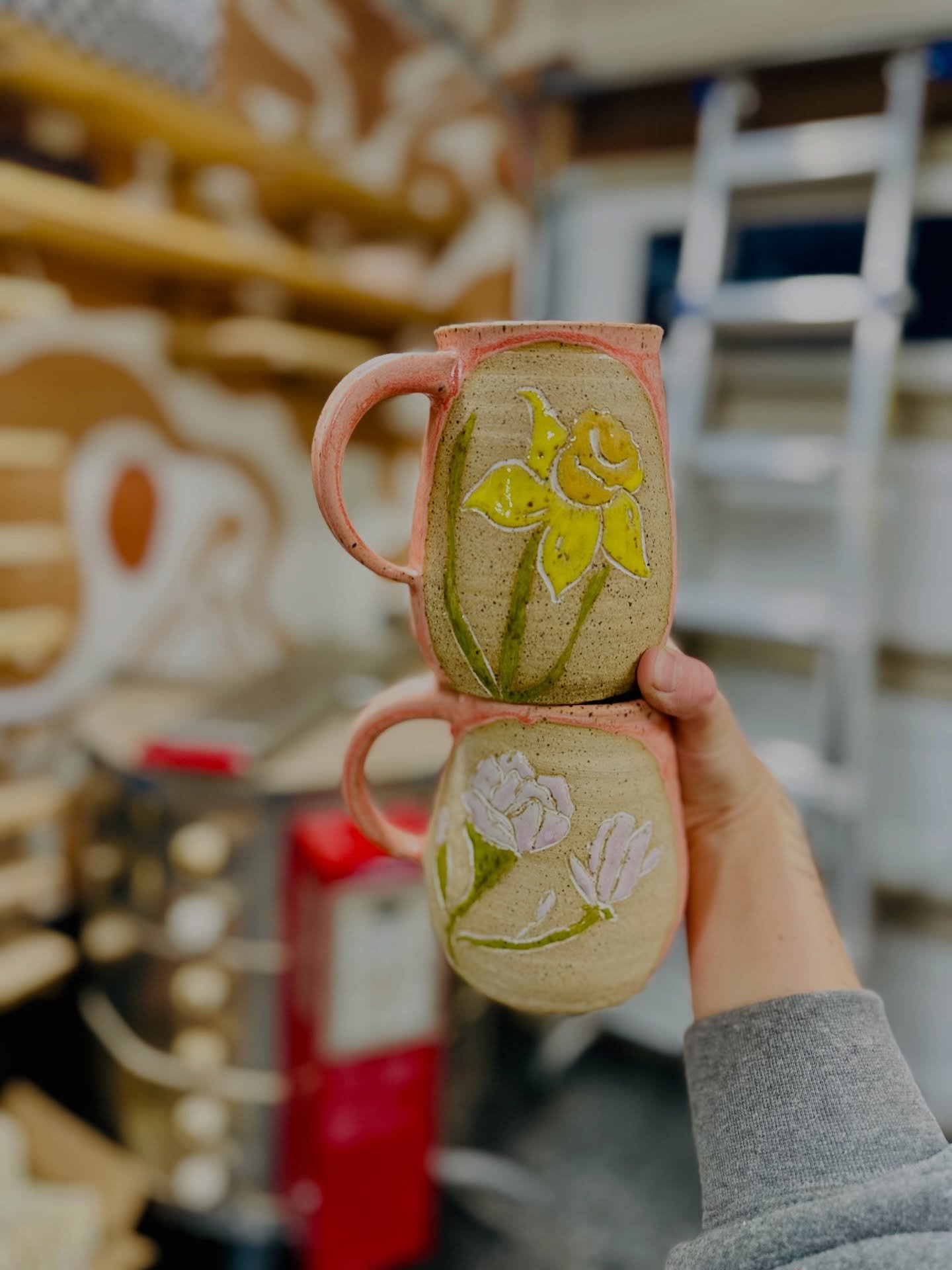 ✨ First week creating in my new studio ✨ 

It&rsquo;s buzzing in here with the studio construction getting wrapped up and me back on my wheel creating your orders, a small zodiac online collection and prepping for Spring Gray Apple Market! 

This inc